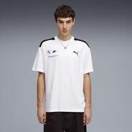 [Small/White] BMW M Motorsport Replica Drivers Relaxed T-Shirt Men in White, Size Small, Cotton/Fabr