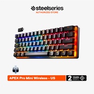 SteelSeries Apex Pro Mini Wireless Optical Gaming Keyboard คีบอร์ดเกมมิ่งไร้สาย ออปติคอล ขนาดเล็ก 60