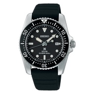 [Watchspree] Seiko Prospex Solar Diver's Black Silicone Strap Watch SNE573P1