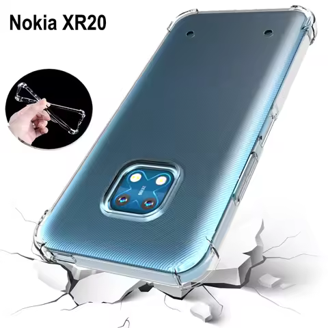For Nokia XR20 TA-1368 TA-1362 Case Air Cushion Shockproof Clear Airbag Silicone Soft TPU Back Cover