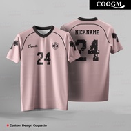 (Customize Names Numbers) 2025 NEW Coquette New Color Scheme Coquette Jersey Oversized American Styl