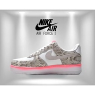 (✅Ready Stock) Nike Air Force 1 '07 LX womens sneakers snakeskin AF1 Pink Nebula colour girls shoes women shoes