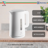 Electrolux E2EK1-100W UltimateTaste 300 kettle 1.7L Easy Open Lid E2EK1100W Cerek Elektrik