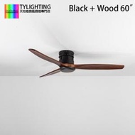 天怡燈飾 - T.Y.L 949 Black (Hugger Style)(60吋)(No light) 風扇燈 吊扇燈 LED Ceiling Fan