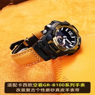 Suitable for Casio Casio Airmaster Generation 5536 GR-B100/GB Modified Retro Genuine Leather Watch S