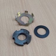 HONDA C70 GBO EX5 EX5 DREAM CLUTCH LOCK NUT WITH WASHER BIG BYCMOTORPARTS