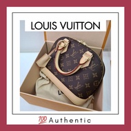 Authentic tas LV alma bb mono complete set receipt mei 2021