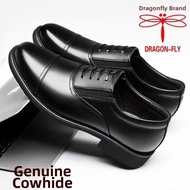 DRAGON-FLY | Non-slip Three-part Leather Shoes Internal Elevator