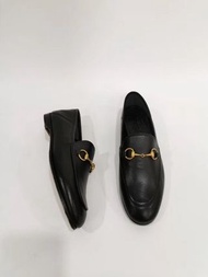 Gucci Brixton Loafers 黑色 踩跟鞋 皮革 踩腳 踩後跟 古馳 樂福鞋