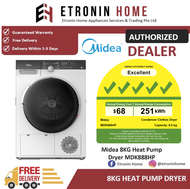 Midea 8KG Heat Pump Dryer MDK888HP