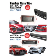 Side Number Plate Holder (Include Arcylic Board) Universal For Any Car