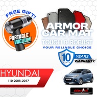 Armor HyundaI I10 2008-2017 Carpet Kereta Alas Kaki Car Mat Karpet Tebal Foot Mat