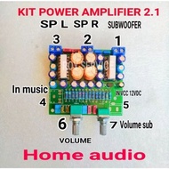 TERBARU Modul kit power amplifier TEA2025 2.1 Mini amplifier baca