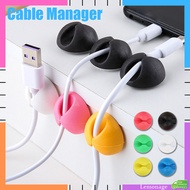 【Buy 5 Get 1 Free】1Pc Cable Management Cable Organizer Soft Silicone Cable Winder For Earphone Wire Charging Cables