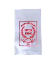 PLASTIK BERAS 1KG/25/5KG MENTIK WANGI (ISI 50LEMBAR)