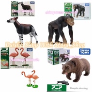 Takara tomy Animals Figure Collection Original - Okapi - Chimpanzee