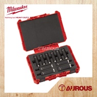 MILWAUKEE 6PT 1/2'' LONG DRIVE IMPACT SOCKET WRENCH KIT 10PCS SET 8MM TO 21MM (4932-3528-61)