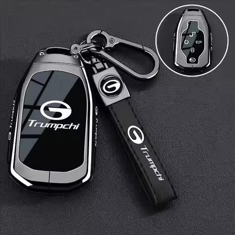 Zinc Alloy Key Fob Cover for GAC Trumpchi GS8/GS4 Max/ES9/Shadow Leopard/M6/E8/E9/M8/GS3 YingSu, key