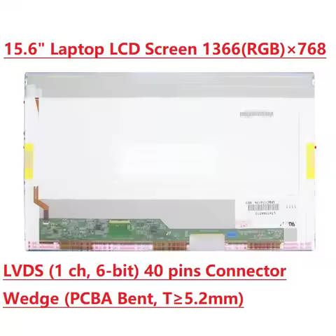 15.6" Laptop matrix LCD screen For DELL Inspiron 3520 5520 N5110 N5040 N5050 M5040 N5030 15R 1545 -7