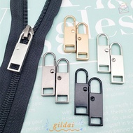 GILDAI 5pcs Metal Zipper Head Broken Buckle Replacement Detachable Metal Zip
