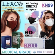 (JAPAN) Lexco Premium 3D / 6D Cooling 4ply/KF94 / 3ply Extra Soft Medical Face Mask3D FACE MASK Duckbill