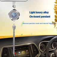 Car Perfume Diamond Pendant Auto Air Freshener Aromatherapy Diffuser Dispenser Pendant Decoration Fashion Accessories For Volkswagen VW Beetle Golf Jetta Passat Polo Tiguan Scirocco Vento Phaeton Bora