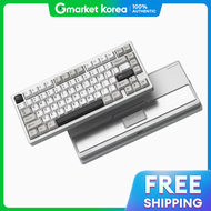 คีย์บอร์ดไร้สาย Womier RD75 Pro สีเงิน อลูมิเนียม RGB ฮอตสว็อป สวิตช์เบจ