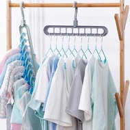 Smart 9-hole hanger saves space for your wardrobe (MT9L)