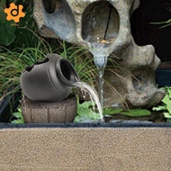 [utruiut0k] Waterfall Water Fountain Jar Clay Pot 8.8x8.3x7.5cm Versatile for Balconies