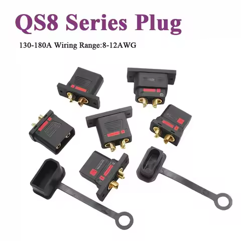 130-180A QS8P-S QS8P-L QS8P-U Battery Connector f Aviation Model Forklift QS8 Series Lithium Battery