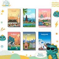 Paint BY NUMBER 20x30 CM AESTHETIC CITIES Canvas PAINTING WITH FRAME