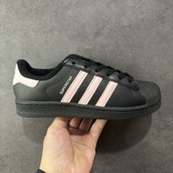 Adidas Superstar 黑粉色運動鞋