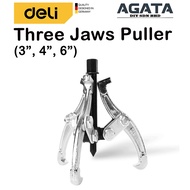 Deli Three Jaws Puller (3" /4"/ 6") SL-S3 - SLS6 3 Jaws Puller Gear Puller Automotive Bearing Extrac