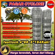 🦜(2.5mm thickest)Pagar Cyclone 4/5Kaki Pagar Lembu/Pagar Kambing/Pagar Rusa/Jaring Pagar 30/50meter 