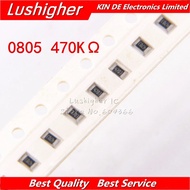 100PCS 0805 SMD Resistor 5% 470K Ohm 4703 474 470Kohm