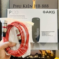 (TẶNG DÂY CANON CAO CẤP)Mic Thu Âm Livestream Chuyên Nghiệp AKG P120 Mic 48v hát hay giọng ấm Bảo hà