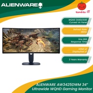 ALIENWARE AW3425DWM 34" Ultrawide Curved Gaming Monitor - 180Hz/VA/1ms GTG