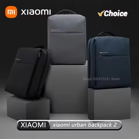 Xiaomi Backpack Mi Minimalist Urban Life Style Polyester Backpacks for School Business Travel Men's 