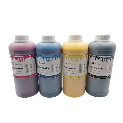 1000ml Premium Eco-Solvent Ink - Compatible with Mimaki Mutoh Epson DX4 DX5 DX6 DX7 TX800 XP600 Prin