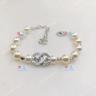 新款  CHANEL 香奈兒 白金cc珍珠 認準hkpowerbuy. 飾品 送禮 手鏈 耳釘 項鏈 頸鏈 情人節 禮物