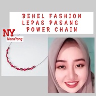 FASHION BEHEL REMOVED, rubber power chain, connected rubber chain