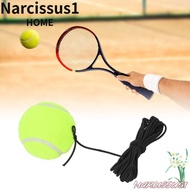 NARCISSUS Rebound Ball, Tether Ball Adjustable Rope Tennis Training Ball, Tennis Yellow Elastic Stri