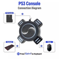 อะแดปเตอร์เมาส์คีย์บอร์ดสำหรับ PS4 PS3 Xbox Nintendo Switch NS Nintend Bracket ปลั๊กหูฟังกล่องแปลงปุ่มแบบกำหนดเอง