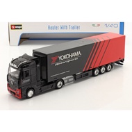 1: 43 Bburago Mercedes Actros Gigaspace Yokohama Tires