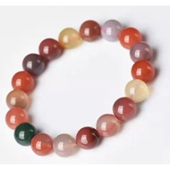 natural yanyuan agate bracelet rainbow colour agate bracelet