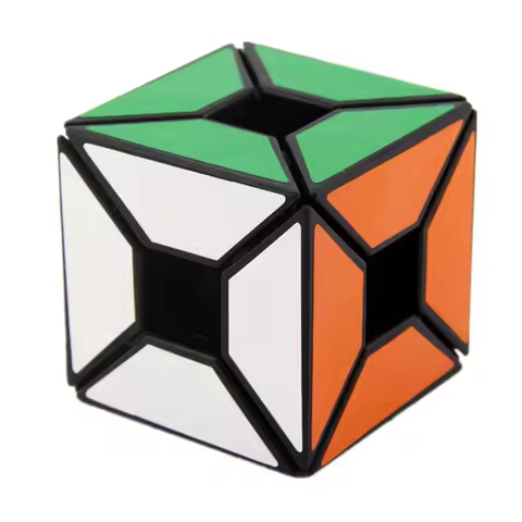 LanLan 2x2 X Void Hollow Edge Only Magic Cube Cubo Magico Professional Speed Puzzle Antistress Educa