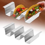 [lzdxwcke3pu] Stainless Steel Taco Stand Rustproof Heat-resistant Tortillas Serving Rack for Mexican
