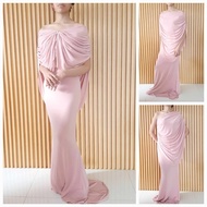 solen Many Ways to Wear Draped Long Dress For Party Ninang Wedding Entourage Free and Plus Size - FR