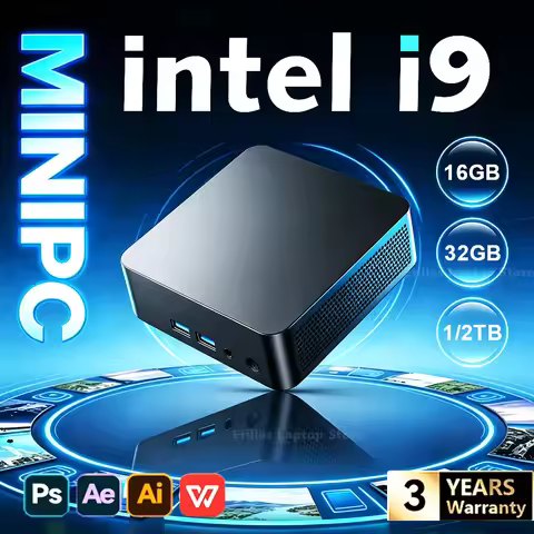 Intel i9 10980HK MINI PC Intel N150 Minipc 16GB 32GB RAM Windows 11 1TB SSD Gaming Computer Wifi 6 1