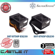 Silverstone 80 PLUS 230V EU 500W 650W ATX Power Supply 80PLUS (SST-ST50F-ES230) (SST-ST65F-ES230)